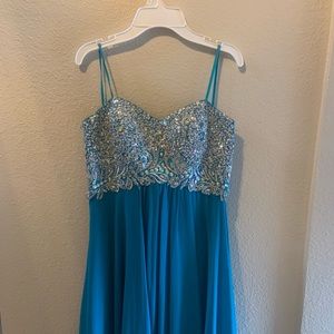 Sparkly evening gown